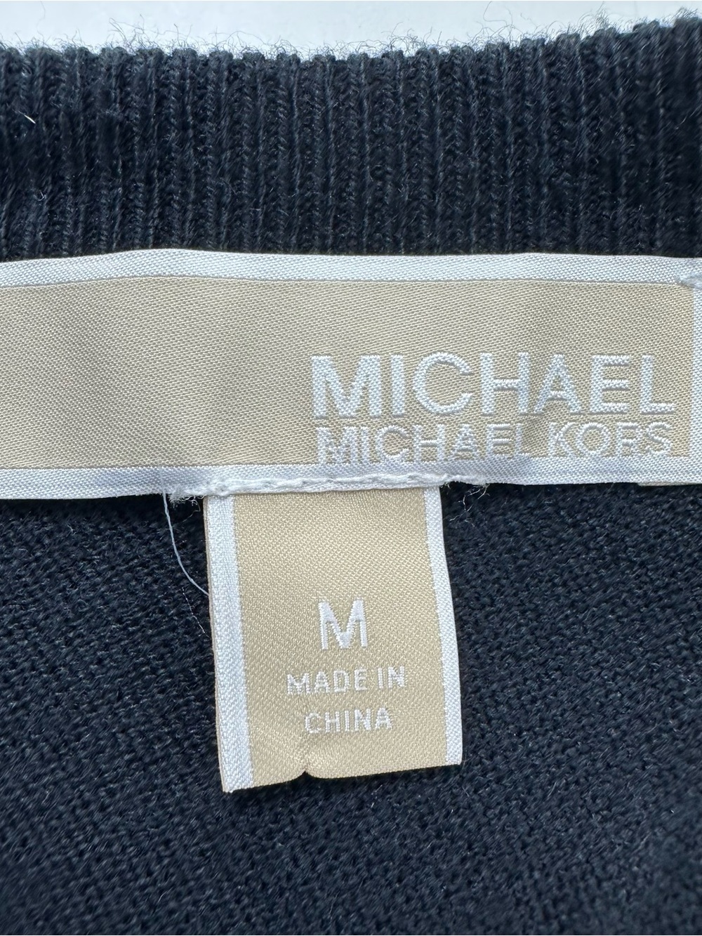 MICHAEL Michael Kors Black Cold-Shoulder Knit Tank Sweater - Picture 4 of 8